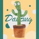 thumbnail image 4 of Batido eléctrico con la canción Bailando Cactus Niños Educación temprana Juguetes de peluche Hugtrwg Para estrenar, 4 of 8