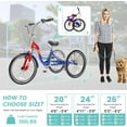 thumbnail image 5 of Slsy Adult Folding Tricycle for Adults, 7 Speed 20/24/26 inch 3 Wheels Bikes with Basket, Foldable Tricycle for Adults, Women, Men, Seniors, 5 of 7