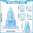 thumbnail image 2 of Soporte para magdalenas NatNarr Frozen con forma de copo de nieve azul de 3 niveles, x2, 2 of 7
