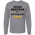 thumbnail image 3 of Inktastic Proud Brother of a Kindergarten Grad Long Sleeve T-Shirt, 3 of 5
