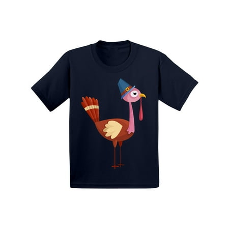 

Awkward Styles Boys Thanksgiving Shirts Toddler Turkey T-shirt