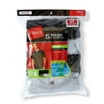 thumbnail image 2 of Men's ComfortSoft Tagless Black and Grey Crew T-Shirts, 5 Pack, 2 of 2