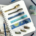thumbnail image 6 of Wrapables Decorative Gold Foil Washi Tape Box Set for Arts & Crafts, Scrapbooking, Stationery, Diary (10 Rolls), Artwork, 6 of 7
