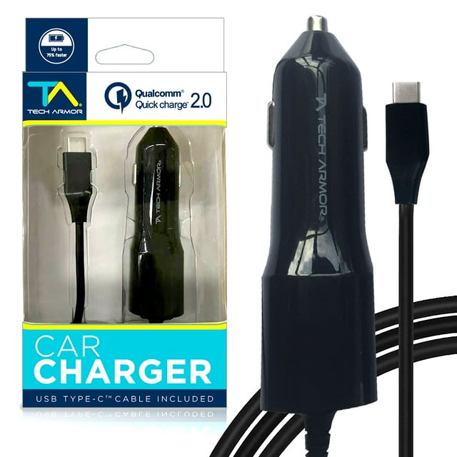 Tech Armor Single USB Port Nintendo Switch Car Charger With Integrated