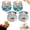Floral Fragrance*2+Ocean*2, variant on Mini Bubble Fish Tank Candle, Aesthetic Decor Cute Decorative Candles for Home, for Room Desk Decor Party Favor Candlestick