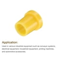 thumbnail image 5 of Uxcell Flanged Sleeve Bearings Bushing Silicone ID 6.5mm x OD 8mm x Length 10.9mm Yellow 12Pcs, 5 of 6