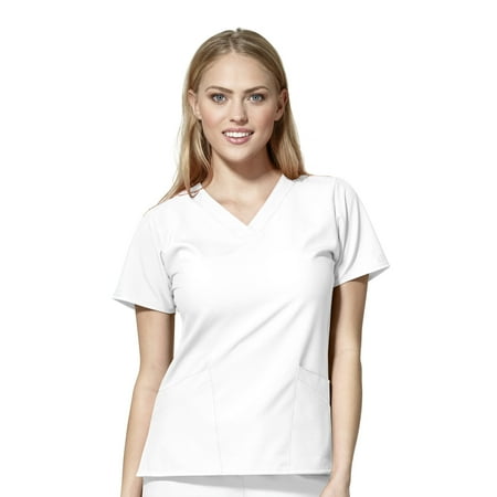 

WonderWink W123 6255-Women s Basic V-Neck Scrub Top