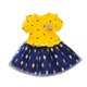 thumbnail image 1 of Odeerbi Niñas Verano Corazón Imprimir Tul Vestido de Punto de Algodón Vestido de Princesa Vestido de Manga Corta, 1 of 3
