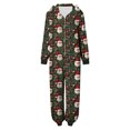 thumbnail image 5 of Penkiiy Matching Christmas Onesie Pajamas for Family, Hooded One Piece Vacation PJs, Cute Printed Holiday Loungewear S Multicolor, 5 of 7