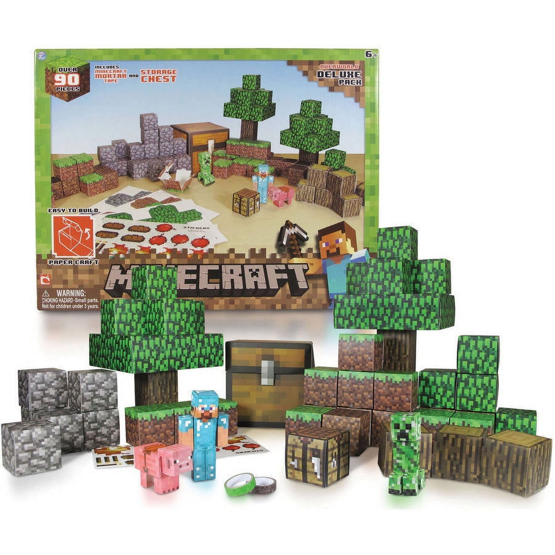 Minecraft Paper Craft - Overworld Shelter Pack – Partytoyz Inc