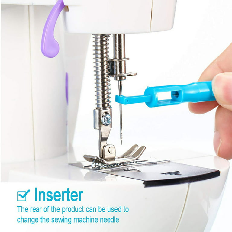 How to use the Automatic Needle Threader on a Sewing Machine 