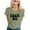 Light Green, variant on Shirts for Women Graphic Tees Round Neck Half Sleeve Oversized Breathable Tops for Women Color Block Tops Casual Loose Drop Shoulder Work Business Tees