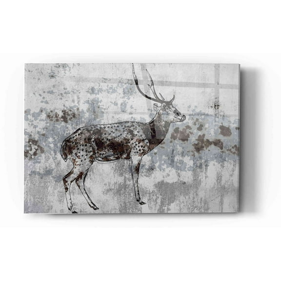 Epic Art 'Sika Deer 1' by Irena Orlov, Acrylic Glass Wall Art, 16"x24"