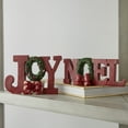 thumbnail image 2 of Northlight Wreath and Bow "Noel" and '"Joy" Christmas Signs - Set of 2, 2 of 3