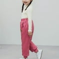 thumbnail image 5 of HKEJIAOI Casual Pants for Kids 3-15 Years Elastic Windproof Down Pants Lightweight Warm Snow Pants for Outerwear Winter, 5 of 8