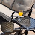 thumbnail image 6 of Direct Wicker 3-Piece Outdoor Patio Conversation Set with Table & Beige Cushions, 6 of 8