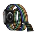 thumbnail image 1 of LEIXIUER Single Pack 3 Pack Nylon Double Loop Bands Compatible with Apple Watch 45mm 49mm 41mm Adjustable Braided Breathable Sport Strap Wristbands for iWatch series 8 7 SE Ultra 6 5 4 3 2 1, 1 of 6