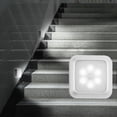 thumbnail image 4 of Seis lámparas LED de inducción deportiva PIR lámparas nocturnas inalámbricas Gabinete de baterías de lámparas de escalera batería de lámparas de hadas 1 paquete, 4 of 5