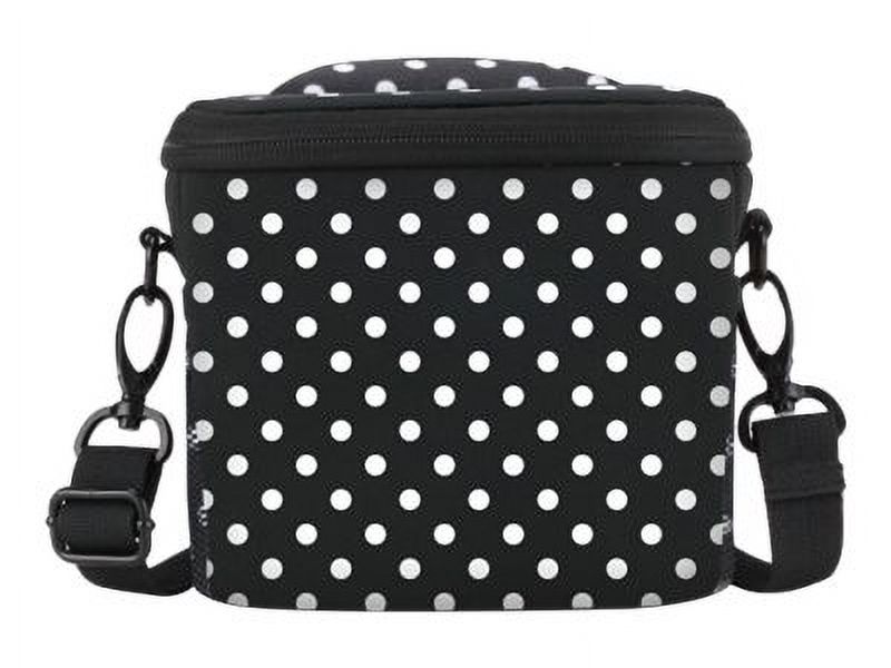USA GEAR QIL Durable Protective Camera Bag, Polka Dot