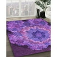 thumbnail image 2 of Ahgly Company Indoor Rectangle Patterned Tyrian Purple Area Rugs, 5' x 7', 2 of 6