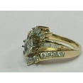 thumbnail image 3 of Silver Shop 2Ct Marquise Cut Cubic Zirconia Wedding Ring 14K Yellow Gold Finish Women's, 3 of 4
