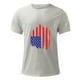 thumbnail image 4 of Mens Casual Pantalones Cortos Cuello Redondo Gradación Impresión Suéter Camiseta, Blusa Deportiva de Fitness para Hombres, 4 of 4