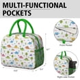 thumbnail image 6 of Womens Colorful Dinosaurs Trees Mountains Pattern Lunch Box for Work,Insulated Lunch Bag for Women,Loncheras Para Mujer,Leakproof Adult Lunch Bag for Work,Beach,Travel,Picnic,Camping, 6 of 7