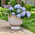 thumbnail image 2 of Better Homes & Gardens 20 inch Carmen Urn Planter, Gypsum with Modern Design for Indoor Outdoor Plant, 2 of 7