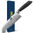 thumbnail image 1 of Cuchillo Santoku HOSHANHO de 7 Pulgadas, Ultra Afilado de Acero en Polvo Japones de Alto Carbono, Cuchillo de Cocina Profesional con Mango Ergonómico, 1 of 7