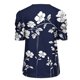 thumbnail image 5 of Casual Camisetas de Manga Corta para las Mujeres Imprimir Mangas Puff Cuello en V Camiseta, Poliéster Verano, 5 of 5