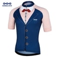 thumbnail image 3 of Camiseta de ciclismo KEMALOCE Classic Team transpirable Coolmax blanca Dry Fit Camiseta de ciclismo Camiseta de manga corta Uniformes de ciclismo de carrera, 3 of 5