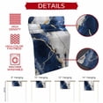 thumbnail image 5 of Marble Navy Blue Table Runner 120 Inches Long,Abstract Gold White Brick Stone Motif Cotton Linen Table Runners Dresser Scarves,Decorative Tabletop Scarf Furniture Cover for Home Dinner Party 13"x120", 5 of 8