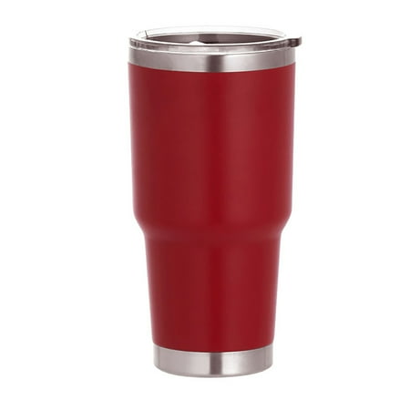 

Aspire 30 Oz. Stainless Steel Tumbler Durable Powder Coated Insulated Travel Cup-Red