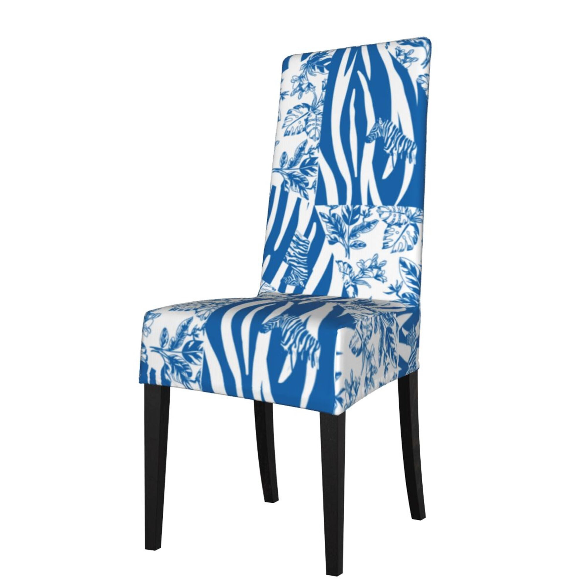 Zebra Pattern Dining Chair Slipcovers Chair Protectors Seat Covers For