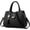 Black, variant on PU Leather Purse for Women Ladies Top Handle Handbags Designer Work Cute Satchel Tote Bags