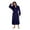 Navy, variant on VULCANODON Mens Robe Big and Tall with Hood,Full Length Plush Robe for Men Long Fleece Bathrobe（Dark Grey, Large-X-Large ）