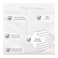 thumbnail image 5 of Cordless Mini Blind, 1" Vinyl Slats, 22" Wide x 64" Long - White, Window Blinds for Home and Office, Interior Door Blinds - Light Filtering, 5 of 9