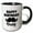 Black/White, variant on 3drose, Happy Birthday Daddy Mustache, 11oz Magic Transforming Mug