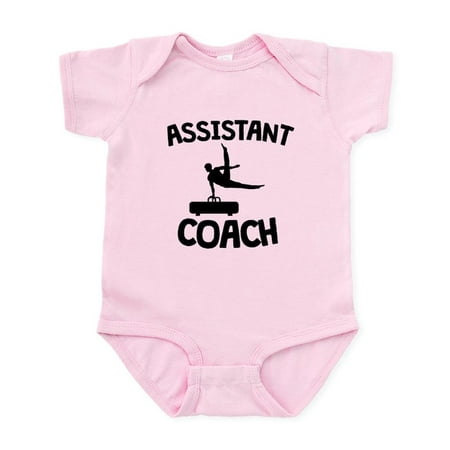 

CafePress - Assistant Gymnastics Coach Body Suit - Baby Light Bodysuit Size Newborn - 24 Months
