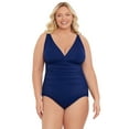 thumbnail image 5 of Time and Tru Women's and Women's Plus Plunge One Piece Swimsuit, Sizes XS-3X, 5 of 10
