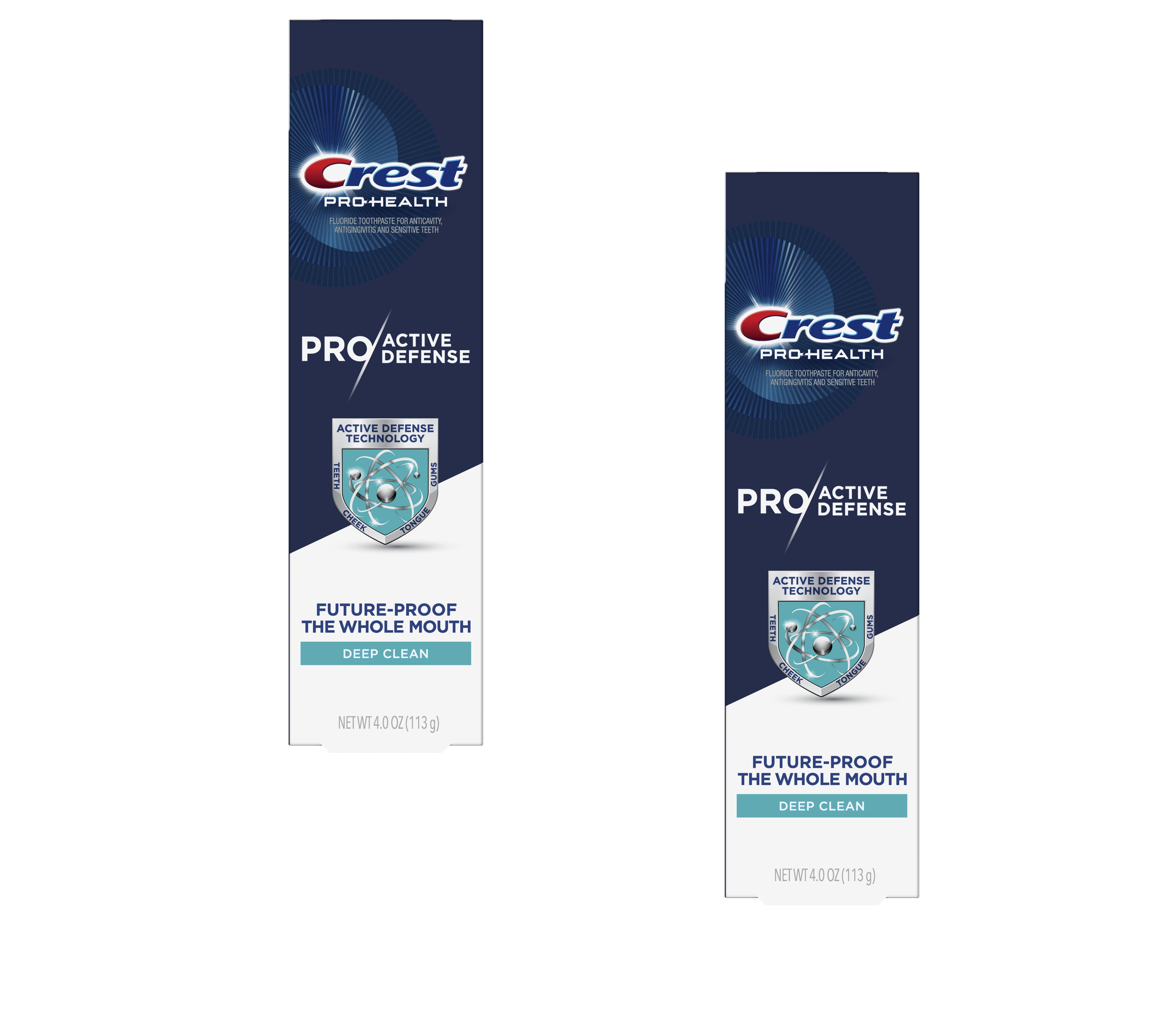 Crest ProHealth Pro Active Defense Deep Clean Toothpaste 2 pk