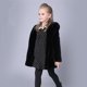 thumbnail image 4 of Gibobby Chamarra de manga larga para bebéChaqueta para niñas pequeñas, moda de otoño e invierno, chaquetas con bolsillos y cuello de lana para niños pequ(Negro, 6-12 Meses), 4 of 5