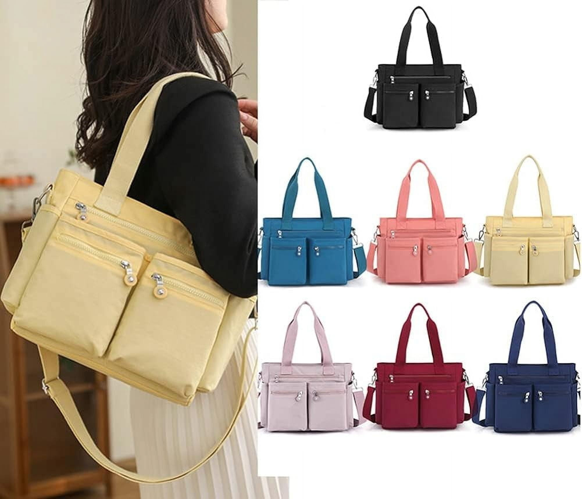 Kukuzhu Crossbody Bags for Women Large Tote Bag Stylish Satchel Handbag Shoulder Bag for School Work Travel