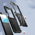thumbnail image 5 of KOMI Compatible with Samsung Galaxy Z Flip 5 5G 2023 Phone Case Heavy Duty Slim Rubber Protective Hard PC Anti-Slip Hybrid Shockproof ZFlip5 Z5 Flip5 5Z Cover for Cell Accessories Women Men Black, 5 of 5