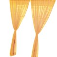 thumbnail image 4 of destyer Solid Color Wedding Organdy House Decor Door Window Tulle Voile Drape Sheer Colorful Curtain, 4 of 9