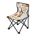 thumbnail image 2 of WOBOGO Halloween Dog Camping Chair Convenient Four Corner Backrest Folding Stool Can Hold Up to 220lbs, 2 of 8