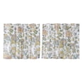thumbnail image 4 of VHC Brands Wilder, Farmhouse Cafe Tier Curtain, Floral, Blue & Green, 24x36, Set of 2, 4 of 6