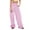 Pink, variant on Charmgo Linen Pants Women, Women's Striped Wide Leg Pants Casual Street Instagram Fashion Baggy High Waisted Pants Wide Leg Pants for Women Trendy Blue L
