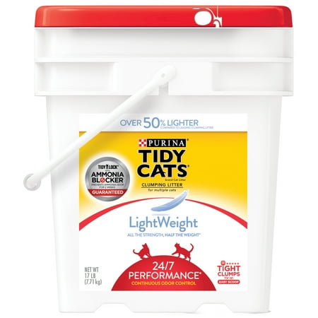 UPC: 0070230153678 | Purina Tidy Cats Light Weight  Low Dust  Clumping Cat Litter 24/7 Performance Multi Cat Litter  17 lb. Pail
