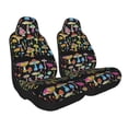 thumbnail image 2 of Sikiie Bright Mushrooms Car Seat Covers 2PCs Front Car Seat Covers Universal fit for Most Cars SUVs and Trucks-2 PCS, 2 of 9